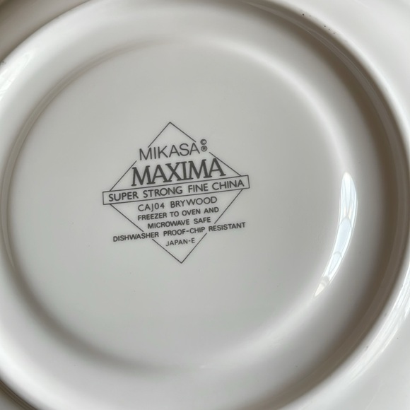 Mikasa Maxima CAJ04 Brywood Replacement Fine China‎ Saucer Micro dishwasher save - Picture 3 of 4